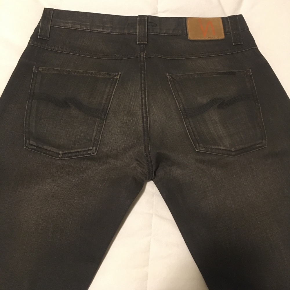 Nudie Jeans 32, Skinny, Washed Black